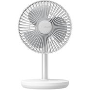 JISULIFE FA13P Oscillating Extendable Desk Fan - White - FA13P image