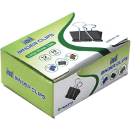 JML 19 mm Binder Clips Black image