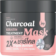 JOJI Keratin Treatment Hair Mask Restore Secret Young Charcoal Damaged 300g ( Thailand) image