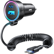 JOYROOM JR-CL07 60W 3-in-1 Wired Car Charger (Type-C) image