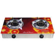 JadRoo Imported 3D Tempered Glass Auto 2 Burner Gas Stove - JR-GS 161