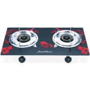 JadRoo Imported Tempered Glass Auto 2 Burner Gas Stove - JR-GS 121