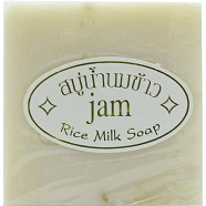 Jam Rice Milk Soap With Collagen For Fairness and Dark Spots 65 gm Thailand image