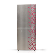 Jamuna JE-2B8JF Refrigerator Glossy Shining Gray Silver Flower image