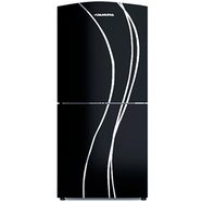 Jamuna JE-XXB-US5148 QD Glass Refrigerator Black Stripe image
