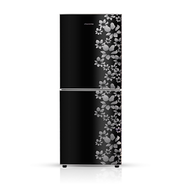 Jamuna JR-UES626300 Refrigerator Glossy Shining Black Flower image