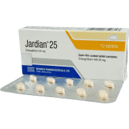 Jardian 25 mg Tablet 10's Pack image
