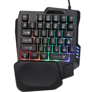 Jedel K601 Customization 35 Keys Single Hand Wired Gaming Keyboard image