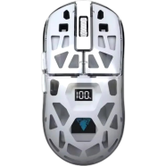 Jedel Wd154 Transparent Dual Mode Bt Plus 2.4ghz Rechargeable Gaming Mouse image