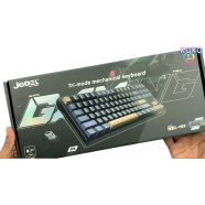 Jedel Wkl 102 Hyper 75 Percent 88 Key Blue And Red Switch Mechanical Keyboard image