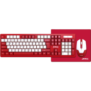 Jedel Ws737 3 In 1 Wireless Office Keyboard And Mouse Combo With Membrane Keys image