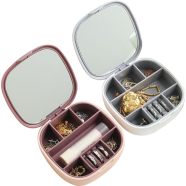 Jewelry Organizer Box With Mirror Jewelry Storage Gifts icon