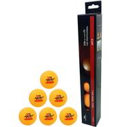 Joerex Table Tennis Ball Orange 6 Pcs image