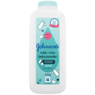 Johnsons Milk Plus Rice Baby Powder 200 GM image