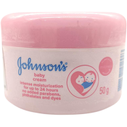 Johnsons Pink Baby Cream Jar 50 gm image