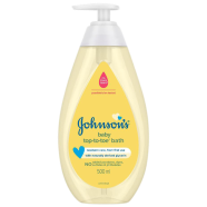 Johnsons Top To Toe Hair And Body Baby Bath Pump 500 ML image