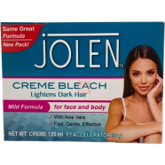 Jolen Creme Bleach Lightens Dark Hair Mild Formula 125ml image