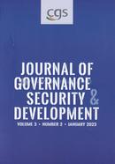 Journal of Governance Security and Development image