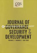 Journal of Governance Security and Development image
