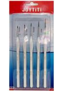 Joy Titi Micro Painting Brush - 5 pcs (2 Detailar, 2 Liner, 1 Rigger) image