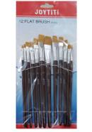 Joy Titi flat Painting Brush (0 - 24) - 12 pcs image