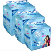 Joya Sanitary Napkin Regular Flow Wings System Panty 8 Pads Pack Combo 3 Packs - 24 Pcs image