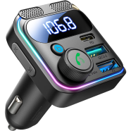 Joyroom JR-CCB01 48W Dual-Mic Car Wireless FM Transmitter image