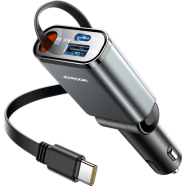 Joyroom JR-CCL07 3-in-1 Retractable Car Charger image