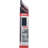 Joytiti Mixed Black Lead Pencil - 12 Pcs icon