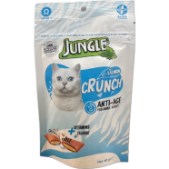 Jungle Cat Crunch Anti Age with Salmon 60gm | Cat Snacks Food image