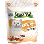 Jungle Cat Crunch Hairball Control with Chicken 60gm | Cat Snacks Food image