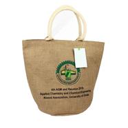 Jute Shopping Bag 15x12x9 Inch image