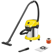 KARCHER WD 3 S V-17/4/20 Wet and Dry Vacuum Cleaner | 1000 Watt image