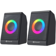 Kisonli I-680 Active Mini Led Desktop Rgb Speakers image