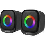 Kisonli X33 Mini Wired 2.0 Rgb Lighting Gaming Speakers With Usb image
