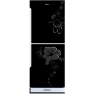 KONKA KRT-315GB Refrigerator Black, Upper Freezer(315 LTR) image
