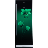 KONKA Refrigerator-KRB-307EVB-3D Green Lily, Bottom Freezer, with Digital Display (307 LTR) image