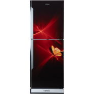 KONKA Refrigerator-KRB-307EVB-3D Red Butterfly, Bottom Freezer, with Digital Display (307 LTR) image