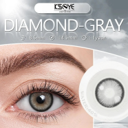 KSSEYE Diamond Norko Gray Color Contact Lens With Regular Kit Box image
