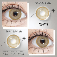 New Ksseye Siam/Pola Blue Color Contact Lens With Regular Kit Box For Men And Women. 1 Pair Ksseye Color Contact Lens For Eye Makeup Cosmetics. Ksseye Pola Series. #pola image