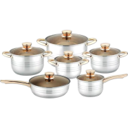Kaisa Villa Premium Kv 6618 Stainless Steel 9 Layer Cookware Set 12pcs icon