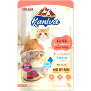 Kaniva Cat Pouch Steamed Egg Tuna For All Age Cats 70g image