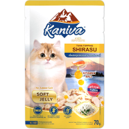 Kaniva Cat Pouch Tuna Topping Shirasu In Soft Jelly For All Age Cats 70gm icon