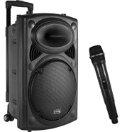 Karaoke Rechargeable Bluetooth Trolly Speaker image