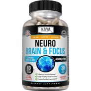 Kaya Naturals Neuro Brain For Memory and Focus 600 mg Plus 60 Count Capsule -524930319 image