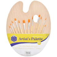 Keep Smiling 007-12N Artist Palette Set Of 12 Pcs For Arts Crafts Drawing - Multi Color image