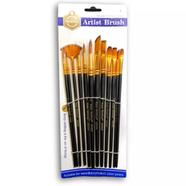 Keep Smiling 12pcs Mix Brush Tuli Set for Artists- KeepSmiling image