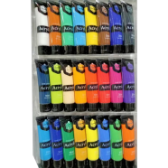 Keep Smiling 24 Acrylic Color Box, 30ml Paint Set for Professional Artist