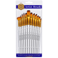 Keep Smiling Artist Brush 13Pcs - White image