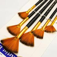 Keep Smiling Artist Fan Brush Set - 6pcs image